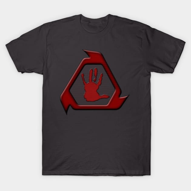 Black Hand T-Shirt by TechMage299